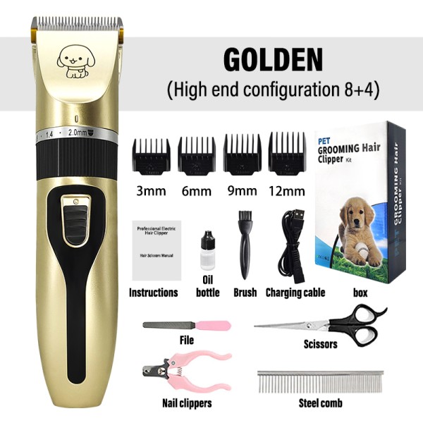 USB Rechargeable Scissors Factory - Electric Pet Nail Trimmer Dog Grooming Scissors Kit
