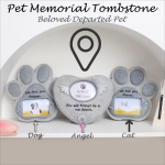 Pet Grave Marker Supplier - New Design Tombstone Dog Cat Memorial Personalized Waterproof