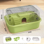 Acrylic Hamster Cage Manufacturer - with Large Space Golden Bear Cage Rollers Easy Clean