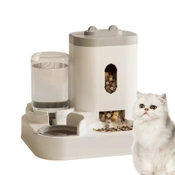 Pet Self Feeder Supplier - New Design Automatic Cat Food Water Dispenser Set Gravity
