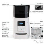 Tuya Pet Feeder Manufacturer - Dog Cat Smart Wifi App Remote Control Microchip