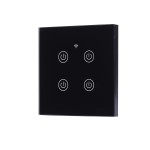 Smart Wall Switch Supplier - Wifi 4 Gang EU Standard Tuya Touch Wall Light Switch