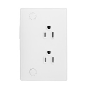 Smart Socket Manufacturer - 10A Tuya US Wifi Universal Double Wall Socket Power Monitoring