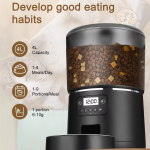 Automatic Pet Feeder Manufacturer - 4L Stainless Steel WiFi Smart Graffiti App Timing