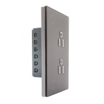Smart Socket Manufacturer - 10A Tuya US Wifi Universal Double Wall Socket Power Monitoring