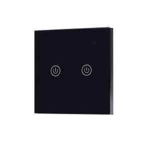 Wifi Wall Switch Supplier - Smart Life App Control 2gang Glass Touch Screen Panel