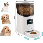 WIFI Cat Feeder Manufacturer - 6L Auto Dry Food Dispenser Clog-Free Design