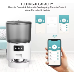 Smart Pet Feeder Supplier - 4L Tuya App Control Single Bowl Wifi with Camera