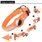 GPS Pet Collar Factory - Custom Newest Luxury Nylon Airtag Case Positioning