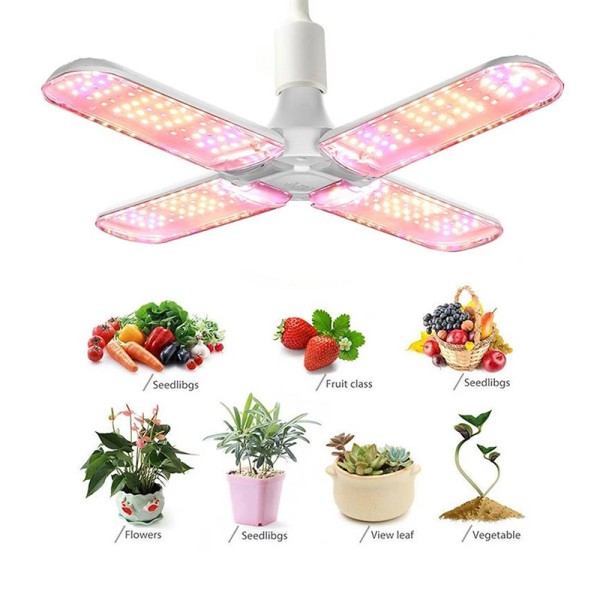 Foldable Grow Light Supplier - 48W E27 Succulent Flower Vegetable