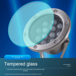 LED Pool Fountain Light Supplier - IP68 Stainless Steel Underwater