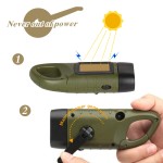 Portable Flashlight Manufacturer - Hand Crank Dynamo Solar Power