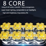 Solar Flashlight Supplier - High Power 8 LED Portable Lantern