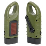 Portable Flashlight Manufacturer - Hand Crank Dynamo Solar Power