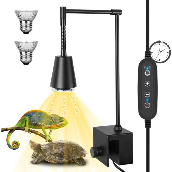 Reptile Sun Lamp Factory - Full Spectrum UVA UVB Stand Heating