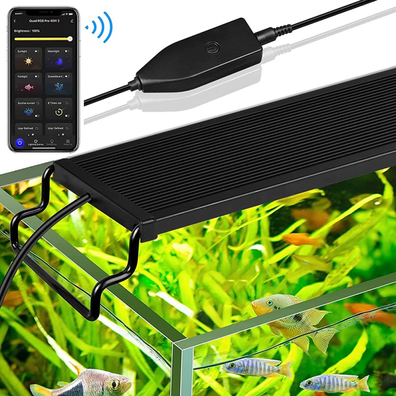 Full Spectrum Aquarium Light Manufacturer - APP Bluetooth Dimmable