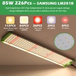 Plant Grow Light Manufacturer - Mute 85W Indoor Phyto Lamp