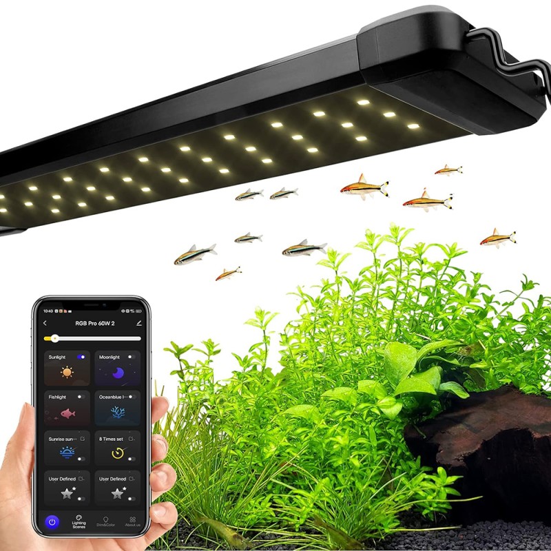 Smart Aquarium Light Manufacturer - App Control Full Spectrum Timer