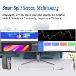 LCD Monitor Manufacturer - 49-Inch Curved 165HZ Refresh Rate 5K Display for Laptop Gaming