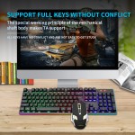 Keyboard Mouse Combo Manufacturer - Win-compatible 2.4G Wireless RGB Backlit Mechanical