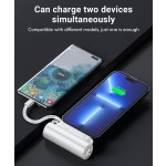 Power Bank Supplier - 2025 New Capsule 5000mAh Built in Cable for iPhone