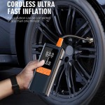 Cordless Tire Inflator Factory - Multifunction Mini Air Pump 4000mAh Portable Digital