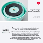 Kitchen Timer Supplier - New Round Kitchen Time Alarm Clock Metal Magnetic Visual Mechanical