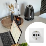 Travel Adapter Supplier - 2025 Hot Items-Portable EU/US Plug Adaptor Euro/USA Outlet USB