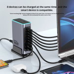 GaN Charger Manufacturer - Gallium Nitride Pd100W Multi-Port Fast Charger for Mobile Phones
