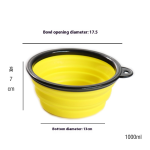 Collapsible Dog Bowl Factory - Personalized Rubber Silicone Food Water Bowl with Lid