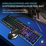 Keyboard Mouse Combo Manufacturer - Win-compatible 2.4G Wireless RGB Backlit Mechanical