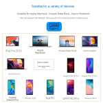 Docking Station Supplier - In Stock Type-C to HD Three-in-One USB 3.0 Adapter Hub Aluminium