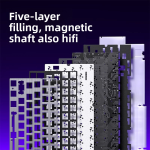 Gaming Keyboard Manufacturer - AULA Spider HERO84 Magnetic Axis RGB Wired High Performance