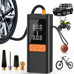 Cordless Tire Inflator Factory - Multifunction Mini Air Pump 4000mAh Portable Digital