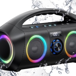 Wireless Speaker Factory - Bluetooth Speakers with Subwoofer 60W Stereo Sound IPX7 Waterproof