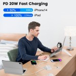 GaN Charger Factory - USB C Fast Charger 120W GaN 6 Ports USB Charging Station Hub Block