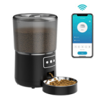 Smart Pet Feeder Supplier - Automatic 4L Cat Dog Feeder Wifi-Controlled Solid Pattern Meal