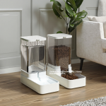 Automatic Pet Feeder Supplier - Gravity Feeder Water Dispenser Set Large Capacity