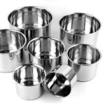 Bird Feeder Supplier - Brazil Stainless Steel Anti-Chewing Food Cup Bowl for Parrot