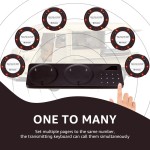 Restaurant Pager System Manufacturer - 2025 Long Range with 20 Coasters Buzzer Vibration