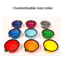 Collapsible Dog Bowl Factory - Personalized Rubber Silicone Food Water Bowl with Lid