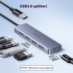 USB Hub Supplier - UGREEN USB 3.0 High-Speed 4-Port Hub Aluminium Alloy Expansion Docking