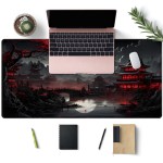 Gaming Mousepad Supplier - Riverside Full Moon XXL Mousepad Keyboard Pad Large Desk