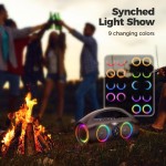 Wireless Speaker Factory - Bluetooth Speakers with Subwoofer 60W Stereo Sound IPX7 Waterproof