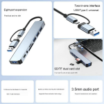 USB C Hub Manufacturer - USB 3.0 Type-C Hub 5 1 Multi-Port Docking Station for Laptop Tablet