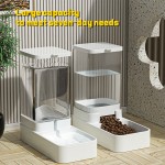 Automatic Pet Feeder Supplier - Cat and Dog Feeder Water Dispenser Set Large Capacity