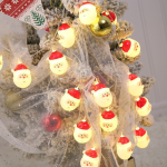 Christmas Lights Supplier - Santa Claus Snowman LED Colorful String Lights Decoration