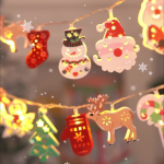 Christmas Lights Supplier - Santa Claus Snowman LED Colorful String Lights Decoration