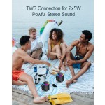 Portable Speaker Factory - Waterproof Wireless Speaker Metal Small 5W Clear Crystal Sound