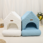 Pet House Supplier - Cartoon Cave Cute Dogs Cats House for Winter Pet Shelter